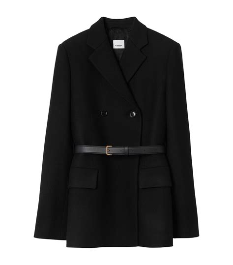 burberry double breasted jacket for women